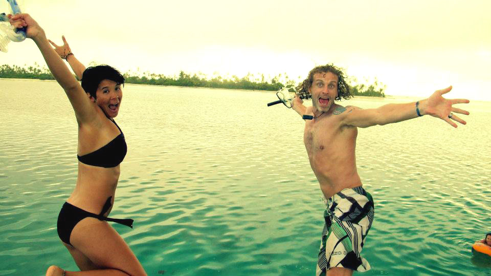 Serena and Johnny in the San Blas Islands