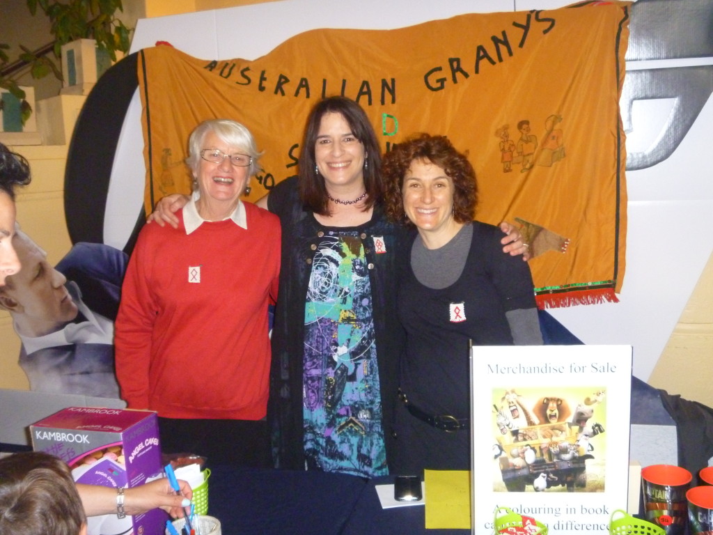 Lesley Potter, Michelle Favero and Gia Janks at a Gogos and Mamas Fundraiser