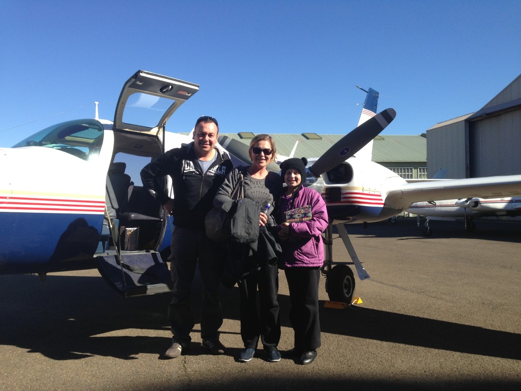 11yo Brodie Dukes from Forbes in Western NSW ready for her flight to receive treatment in Sydney