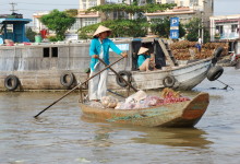 Meekong River floating market