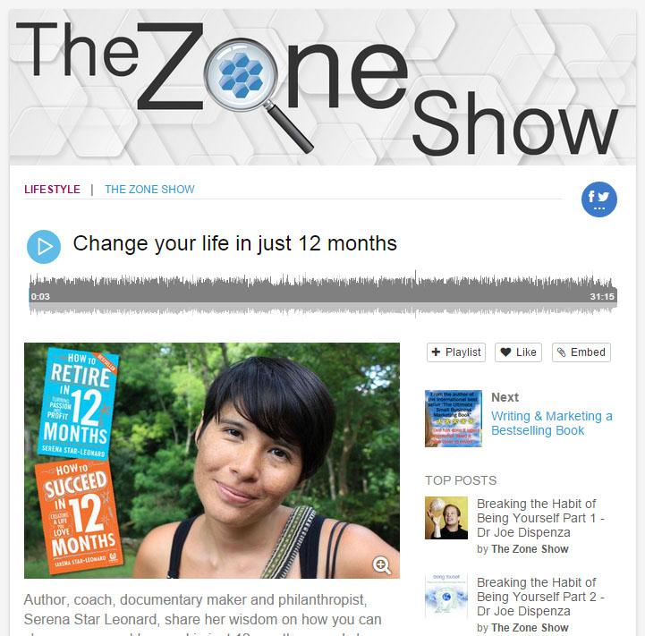 Zone Show Podcast: How to Succeed in 12 Months