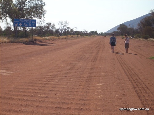 Bad roads to Uluru
