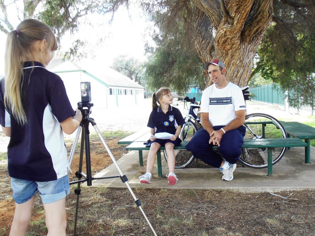 Matt Napier - Interviewed by students Renmark Primary school