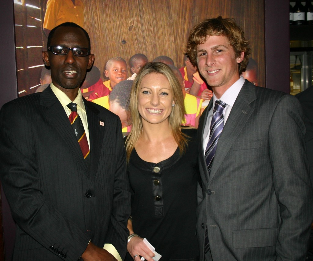 Annabelle Chauncy and David Everett - Ugandan High Commission Canberra