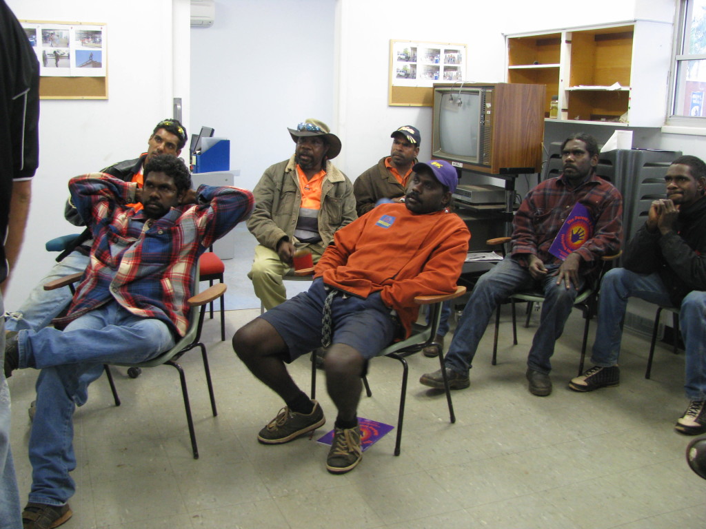 Safe4Kids - Aboriginal men workshop about keeping children safe