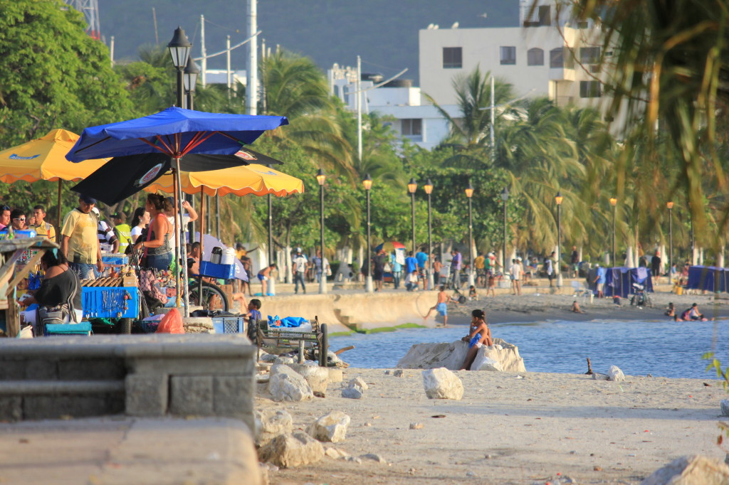 Santa Marta Pier and Beach