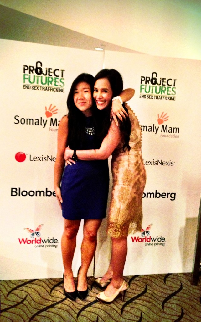 Stephanie Lorenzo with Somaly Mam