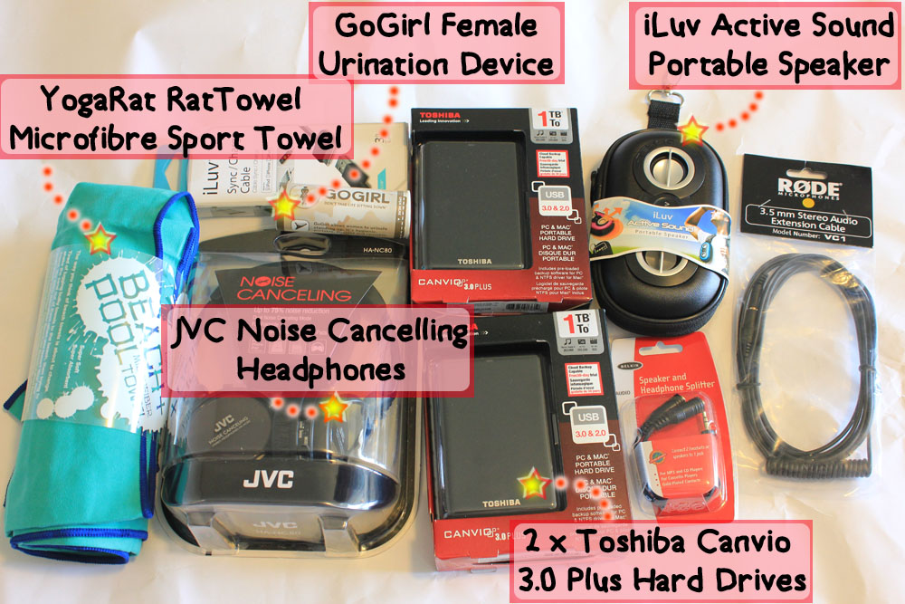 Review JVC Noise Cancelling Headphones, Toshiba Canvio Hard Drive, Yogarat RatTowel Microfibre
