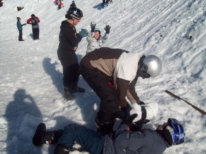Snow fun at Mt. Ruapehu with a group of children to help develop their adventurous nature