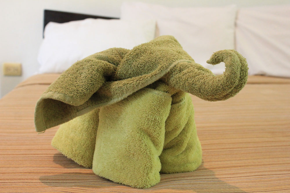 Towel Elephant - Towel Art