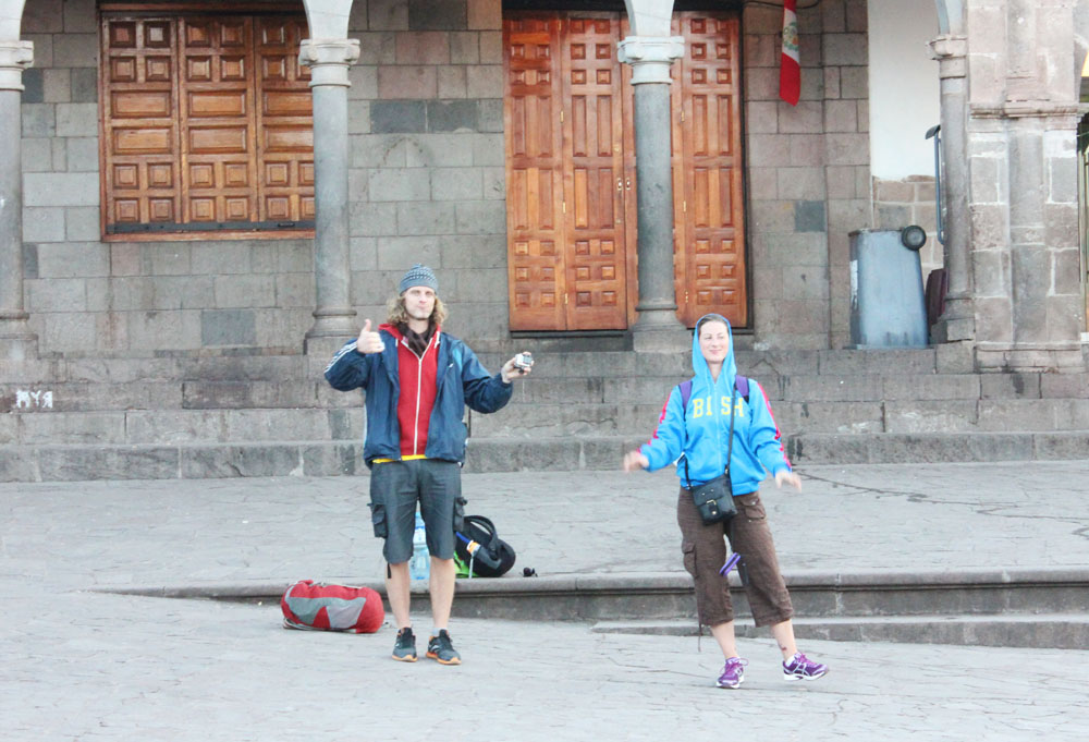 Ready for our tour in Cusco