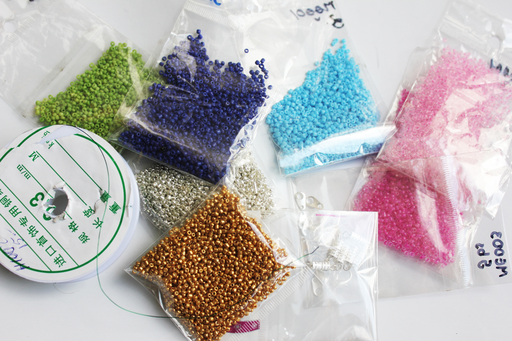 Seed beads for beaded bracelets