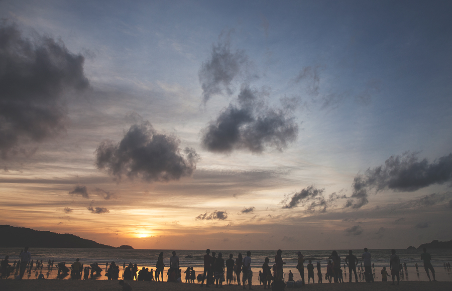 Sunset watching in Thailand