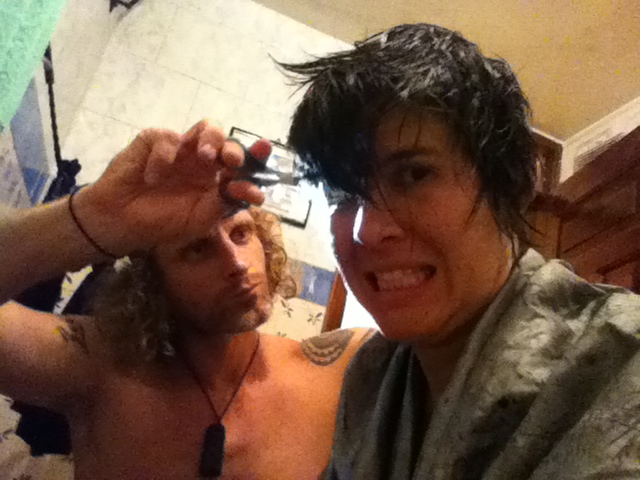 John cuts my hair