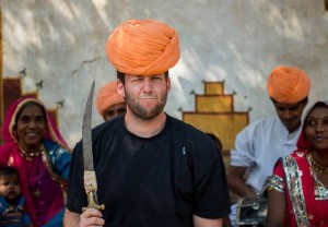 Travis Longmore in India
