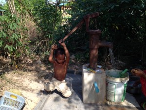 Child Fetching Water