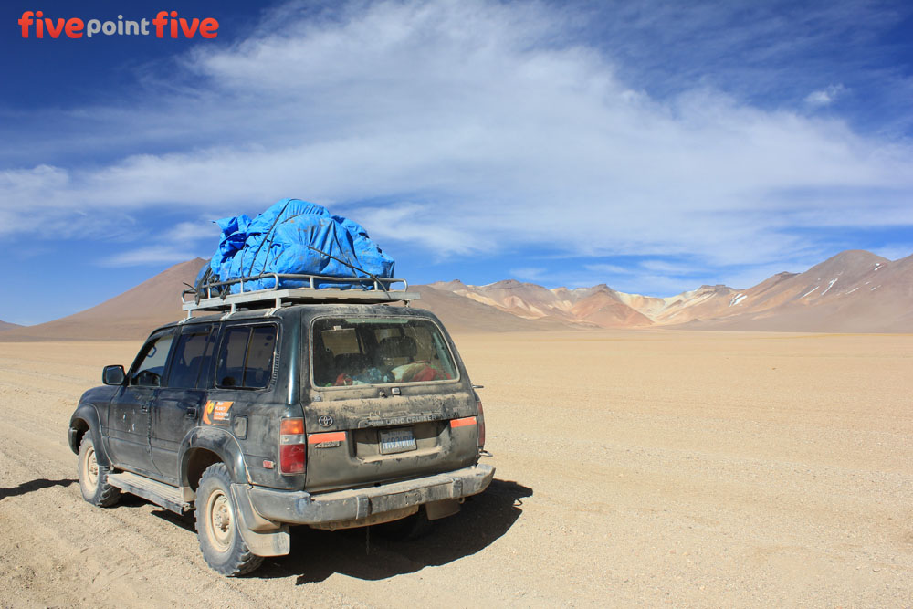 Kathmandu Backpack at Uyuni Salt Flats, Bolivia